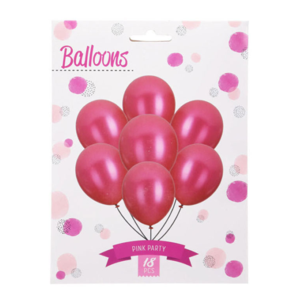 Ballonnen Roze, 18st.