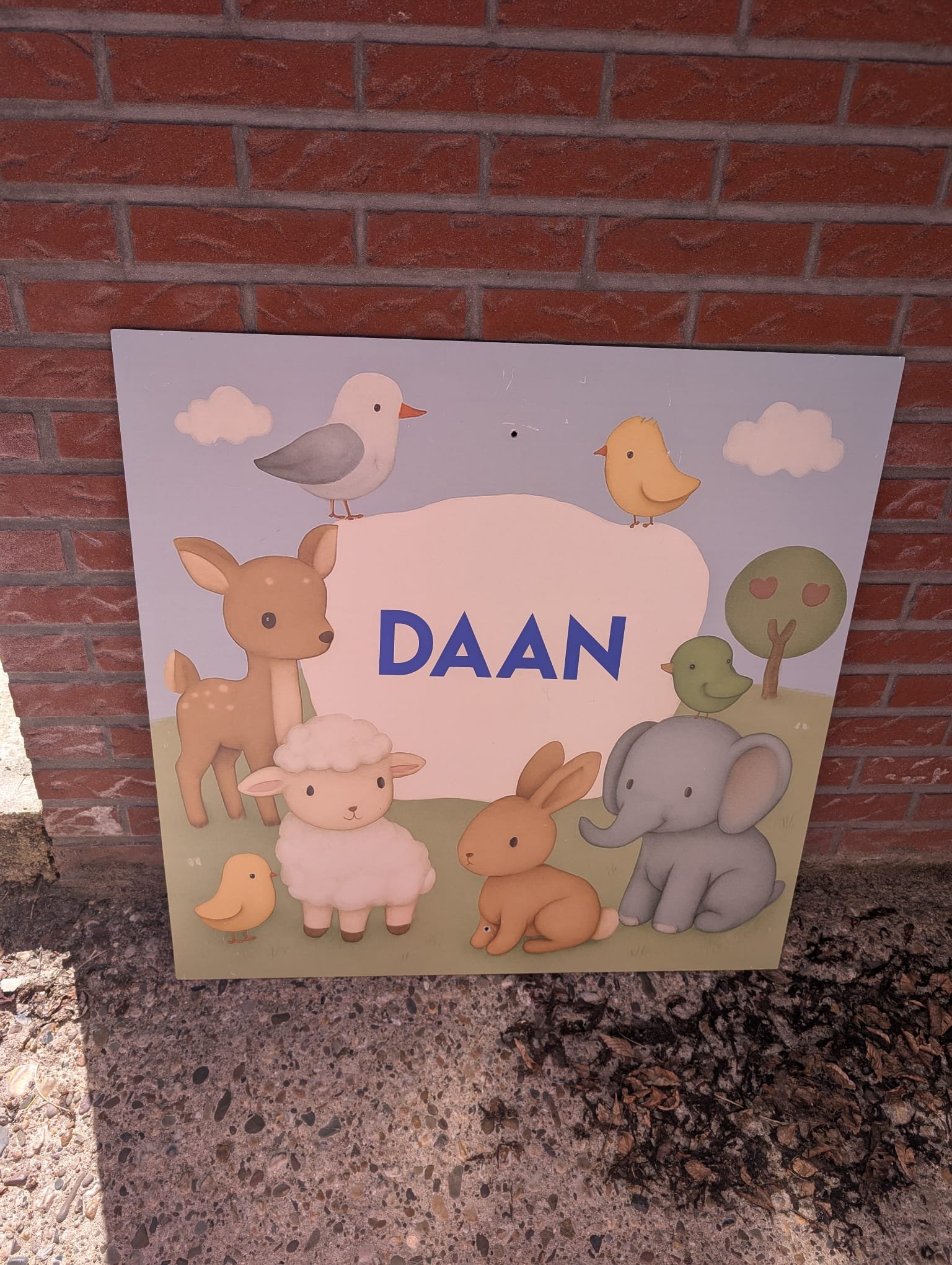 Geboortebord Babydieren - Afbeelding 8
