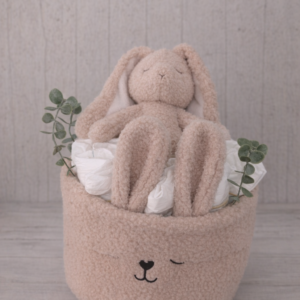 Konijnenmand met Little Dutch Knuffel (32 cm) en luiers